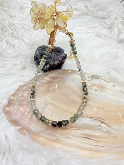 Green Rutile Anklet