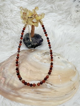 Carnelian + Red Garnet Anklet/ Bracelet