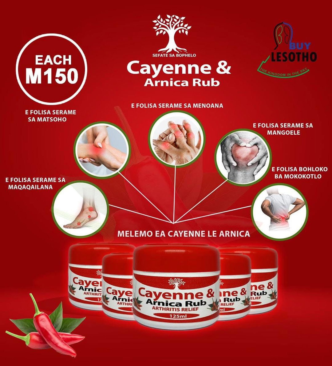 Cayenne care by SEFATE SA BOPHELO (Maseru cosmetics)