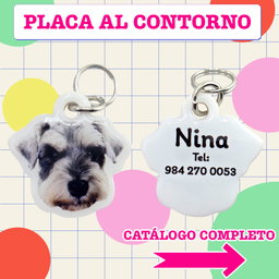 Plaquita de carita al contorno
