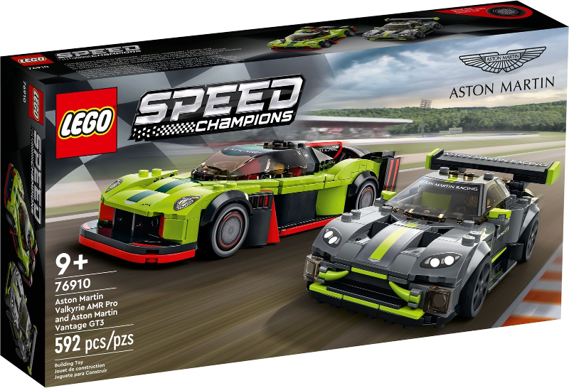 Lego 76910 Aston Martin Valkyrie AMR pro and Aston Martin Vantage GT3_0