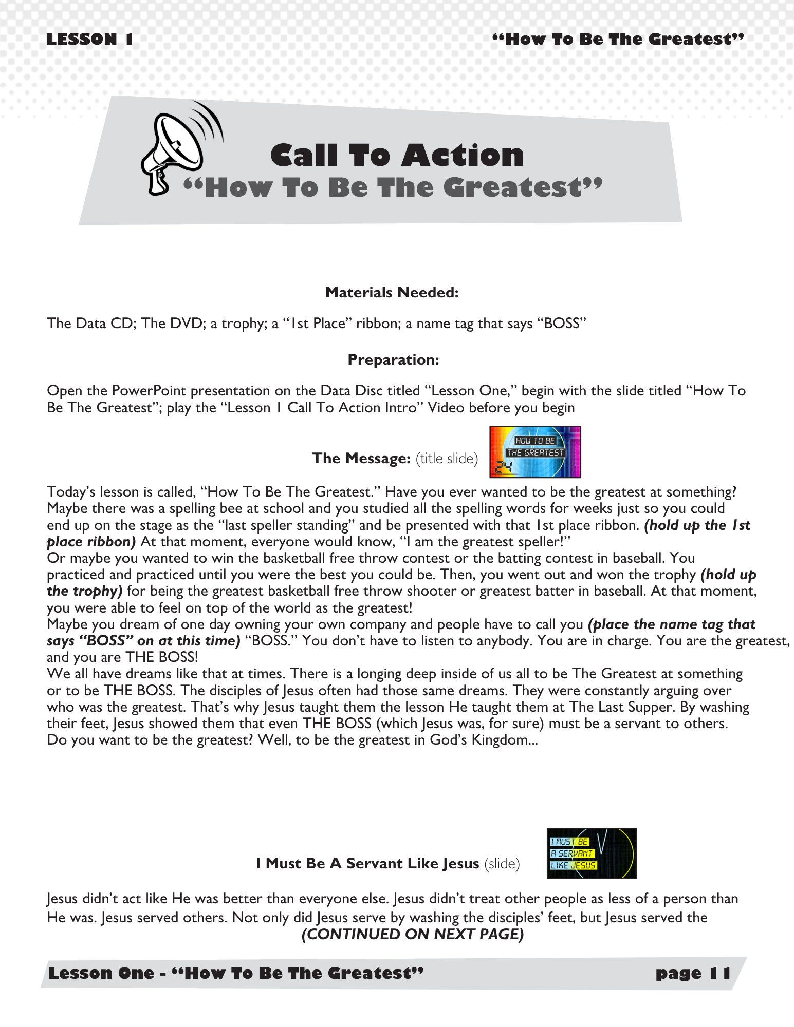 24: A Day That Saved the World – 6 Weeks of Primary School Lessons for Children's Church_7