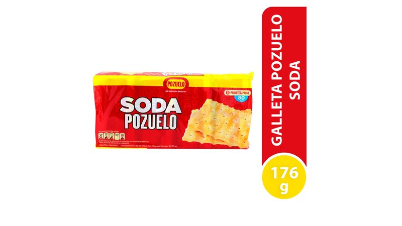 Galleta Pozuelo Soda 8 Unidades - 176 g_0