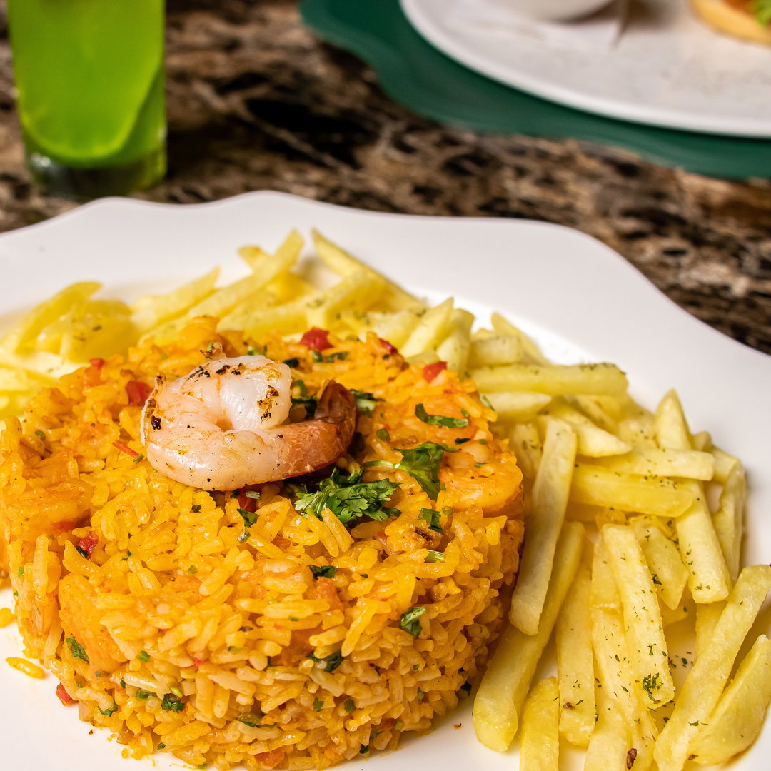 Arroz con Camarones