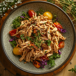 🌿 Pollo Mechado Orgánico / Organic Chicken Shredded 