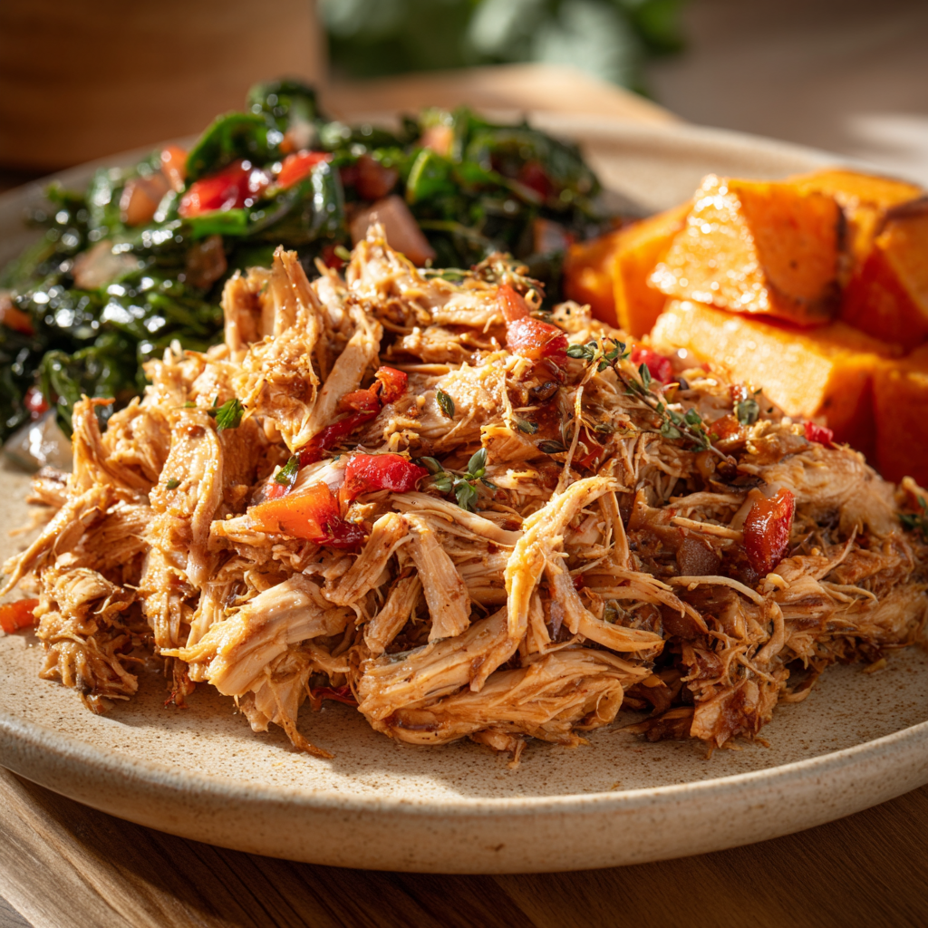 🌿 Pollo Mechado Orgánico / Organic Chicken Shredded _3