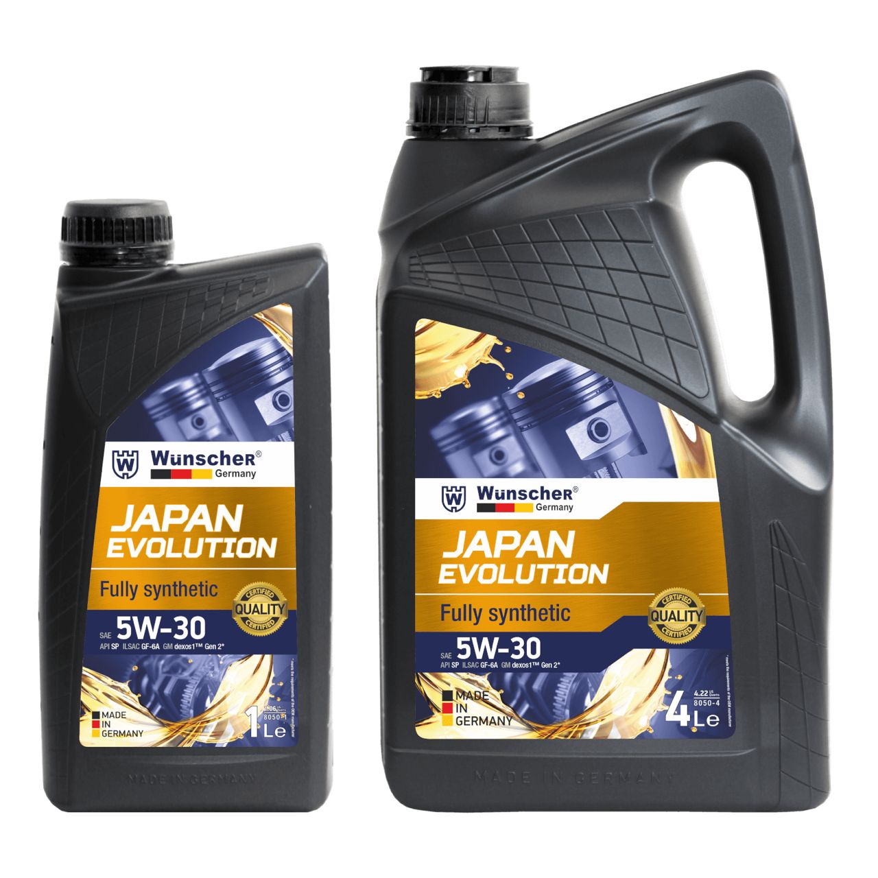 Wunscher Germany Japan Evolution 5W30 SP Fully Syn Engine Oil  4L_1