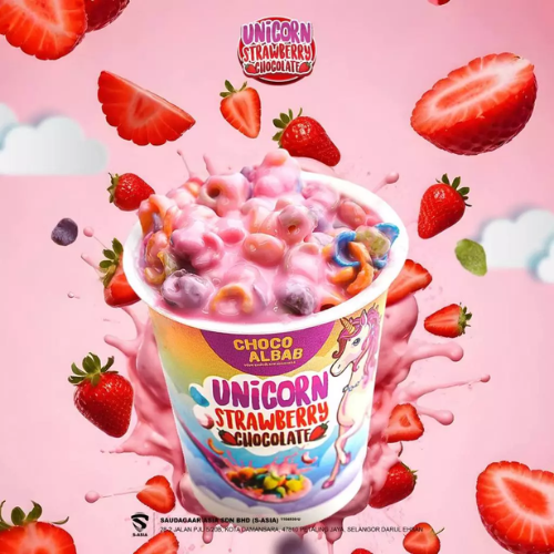 Choco Albab Unicorn Strawberry Chocolate Mini Tub_0