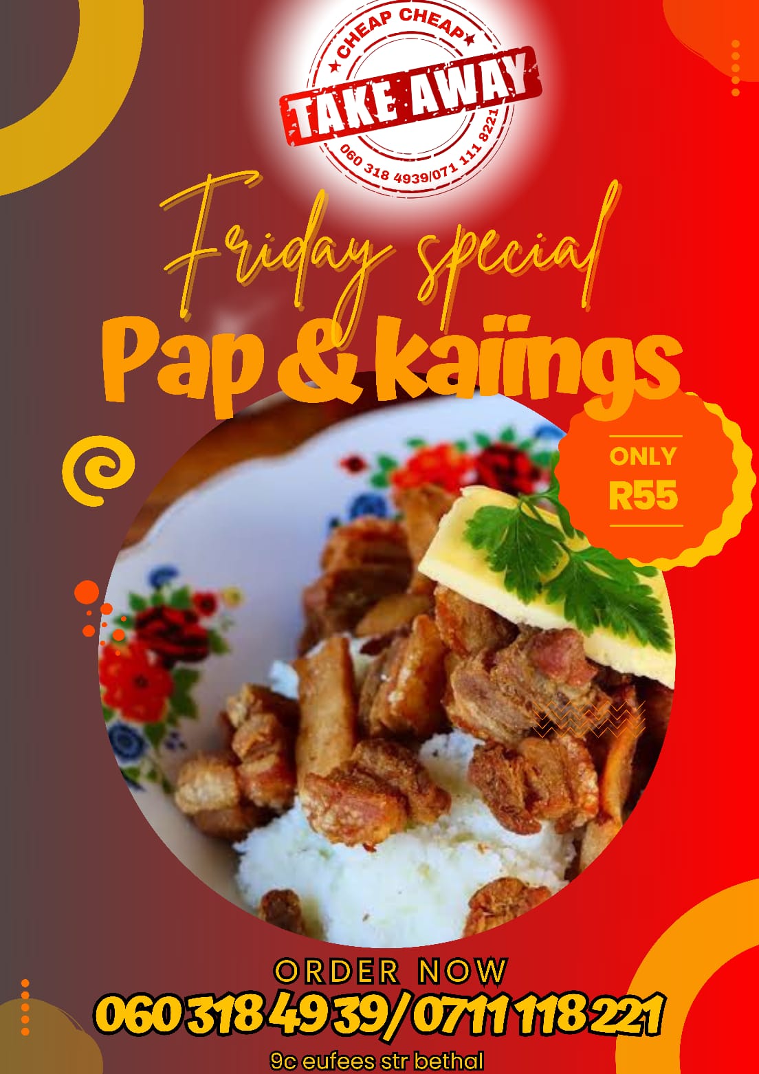 Pap & kaiings fridays only_0