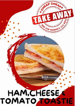 Toasted cheese ham & tamatoe