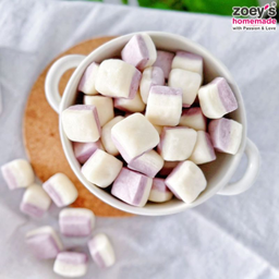 Zoey Marshmallow Bun – Purple Chinese Yam (40-45pcs) (±280g)