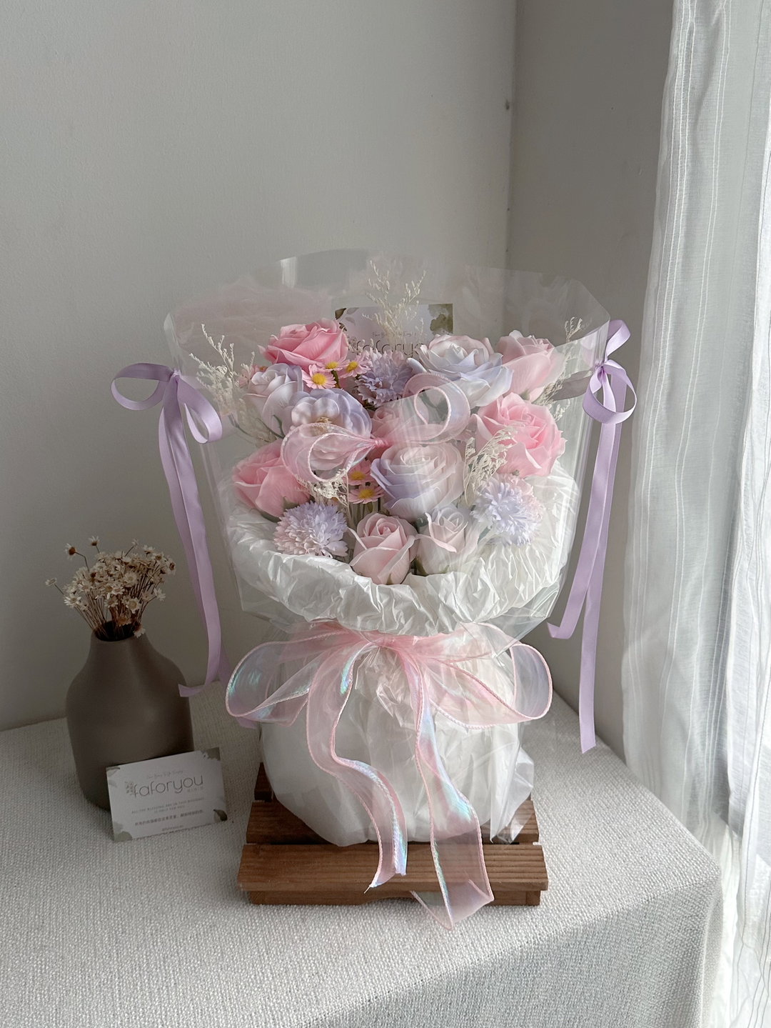 Soap Flower Mixed Transparent Bouquet | 混搭香皂花束  