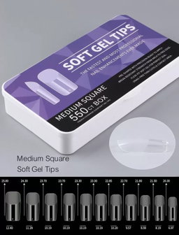 Soft gel tips 550 pcs