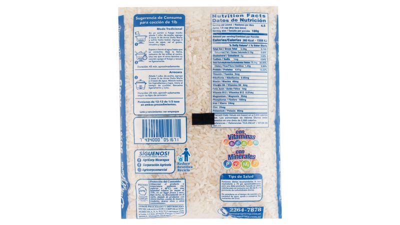 Arroz Doña Maria 80% - 400 g_1