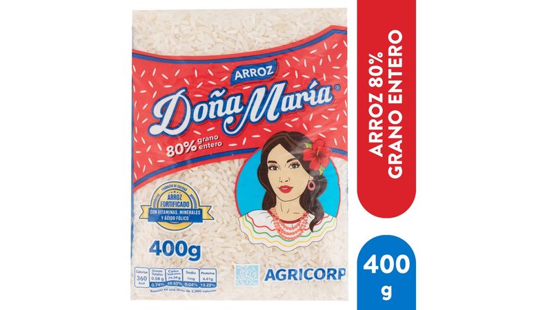 Arroz Doña Maria 80% - 400 g_0