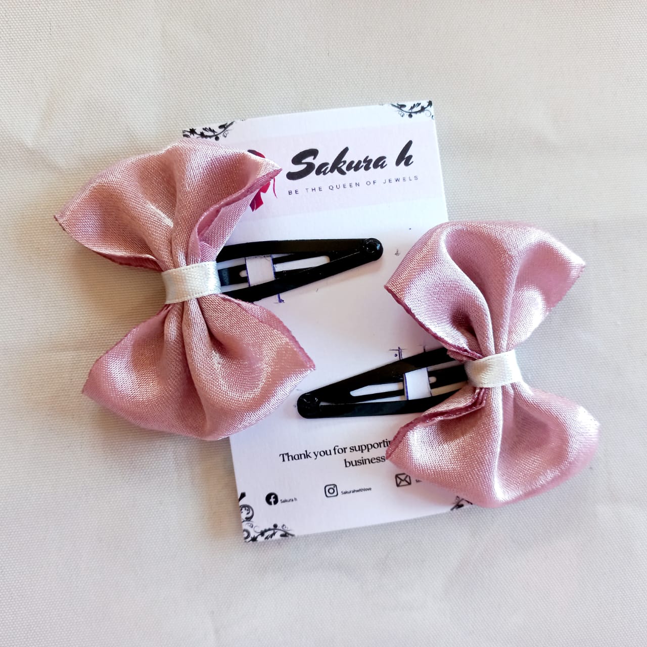 ✨ Satin Simple Tic Tac Bows _5