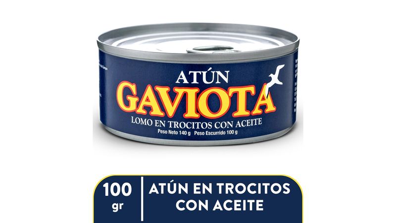 Atún Gaviota Lomo Trocito En Aceite - 100 g_0