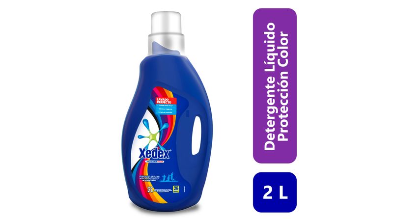 Detergente Líquido Xedex con protección de Color -2L_0