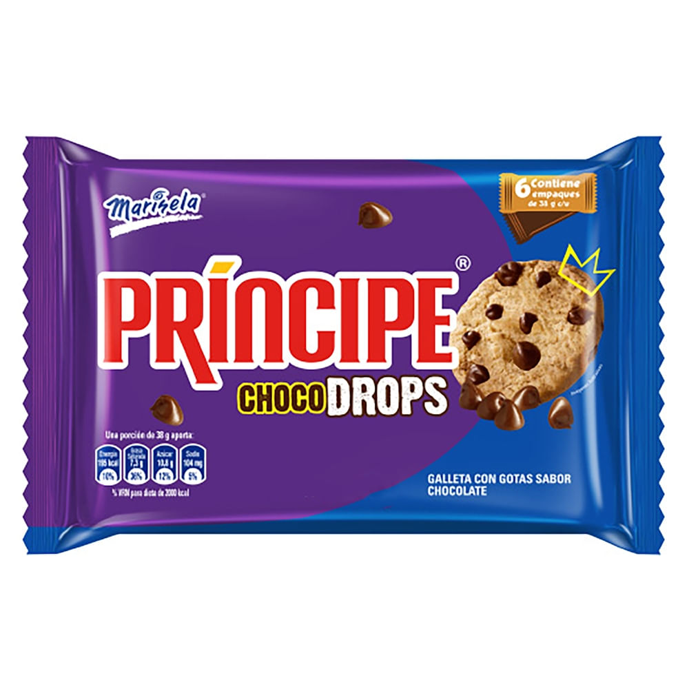 Galleta Principe Choco Drops _1