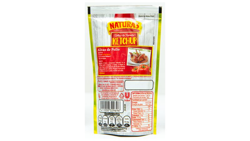 Salsa de tomate Naturas Kétchup -100g_1