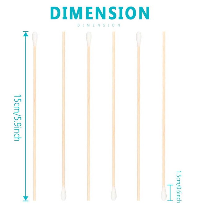 Long Cotton Applicator Swabs (100 pcs)_2