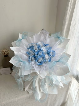 11 Stalk Soap Rose Bouquet｜ 11朵香皂尖角花束 
