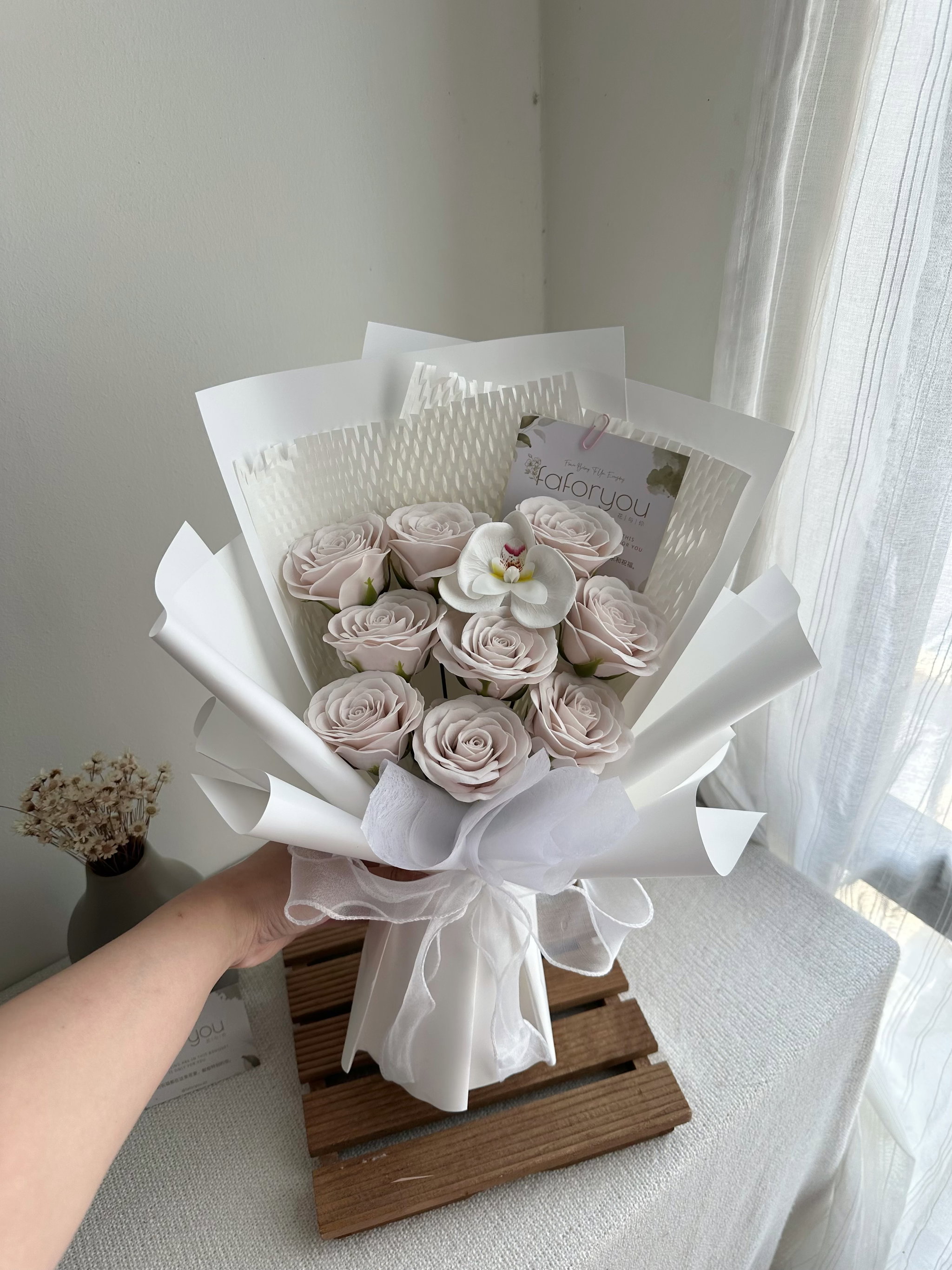 9 Stalk Awakening Soap Rose Bouquet｜ 苏醒香皂玫瑰花束 _1