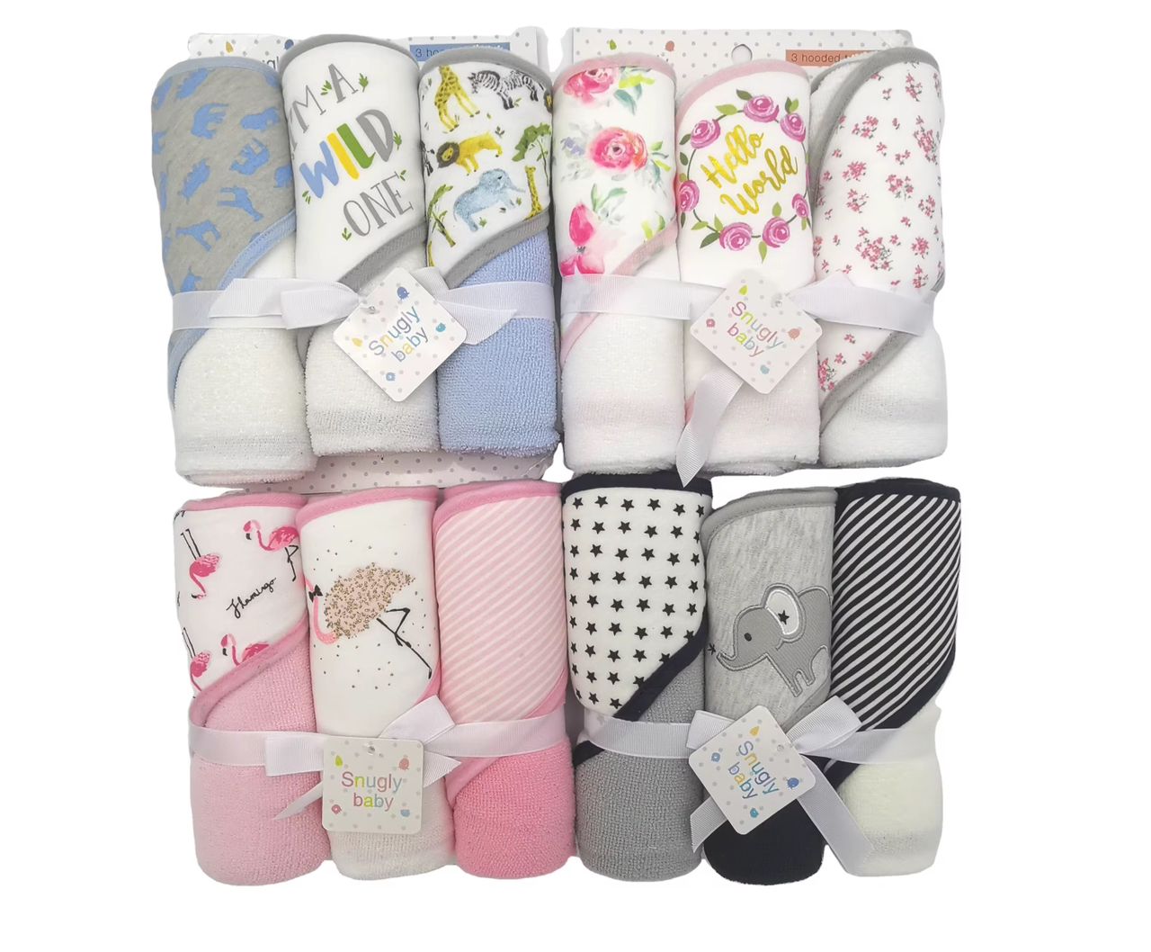 Lot de 3 Serviettes à Capuche pour Bébé – Snugly Baby_article_N°:AHB_0005_0
