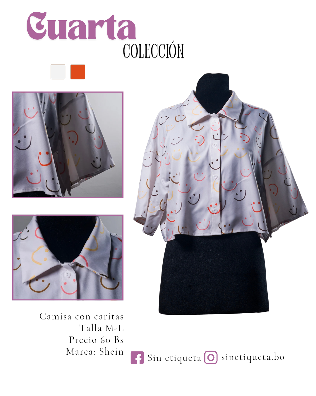 Camisa con caritas