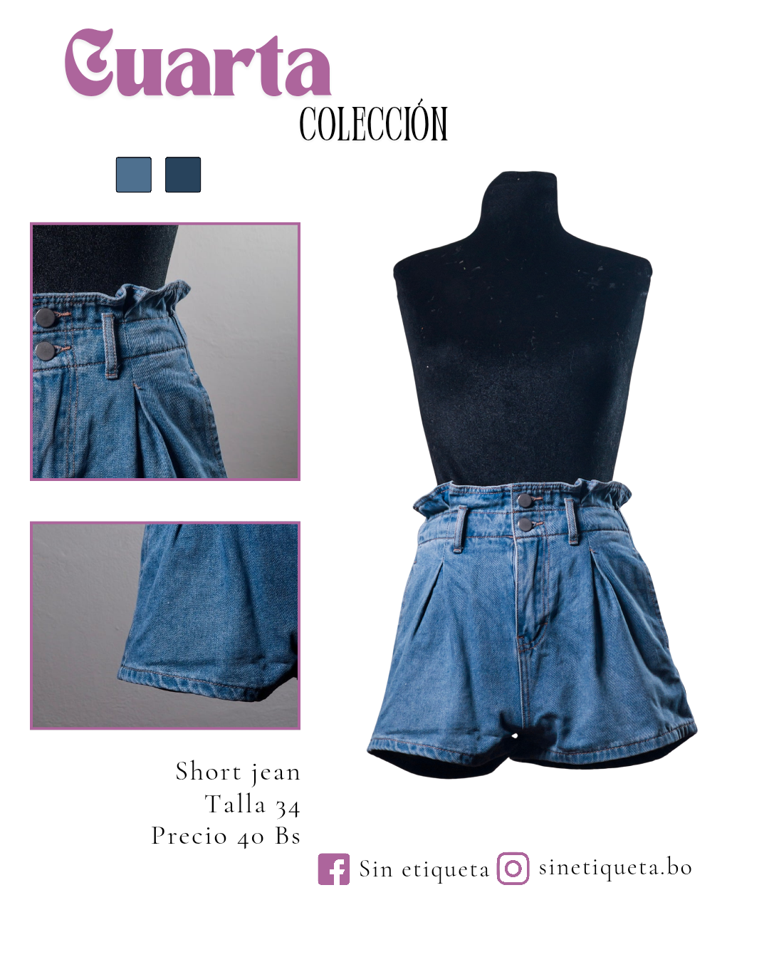 Shorts jean