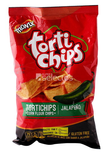 Boquitas Tortichips Tronix Jalapeño 14g