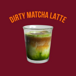 Dirty Matcha Latte