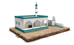 Small Mosque in Nepal| Area of 35 Square Meters