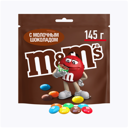 Шок/драже M&M's с шоколадом 145г