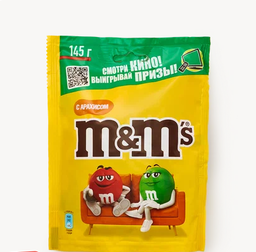  Шоколад M&M's (Шок/драже с арахисом) 145г