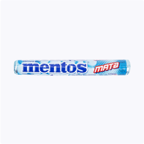 (Драже жевательное) Mentos мята 37,5 г_0