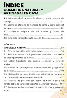 Manual Digital de Cosmetica Natural y Artesanal en Casa