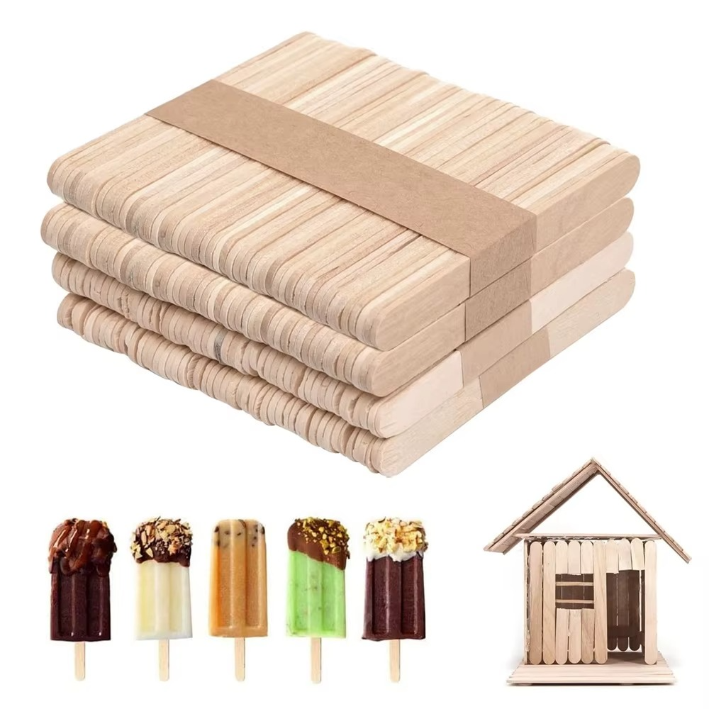 10 000 Bâtonnets en Bois Naturel pour Glaces_1