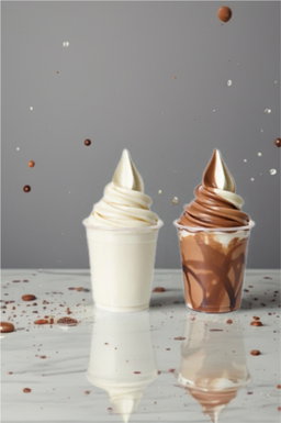 Soft Serve Ice Cream Cup
