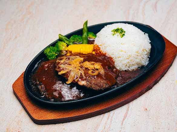 Hotplate Burger Steak (solo)