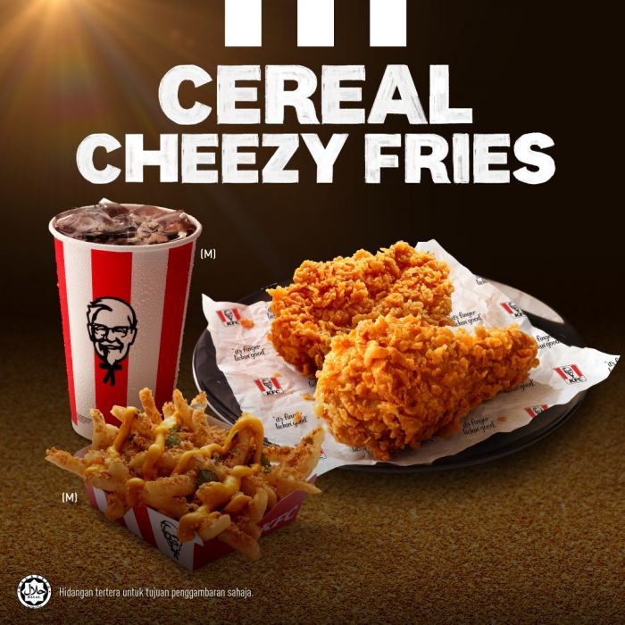 2-Pc Combo with Cereal Cheezy Fries