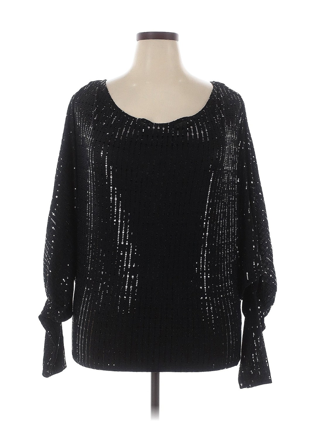 Blusa Negra Elegante Fashion Nova (Talla 1Xl)