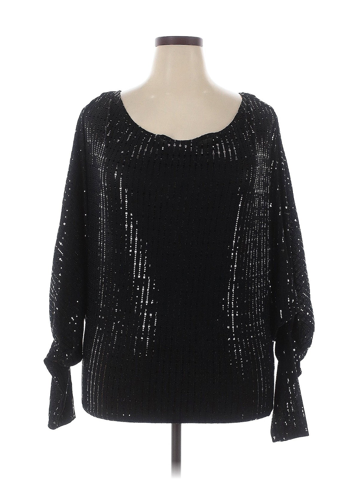 Blusa Negra Elegante Fashion Nova (Talla 1Xl)_0