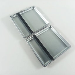Ophone Kotak Rokok Elegan Silver Bermotif