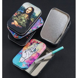 Ophone Kotak Bungkus Rokok Elegan Metal Pilih Model