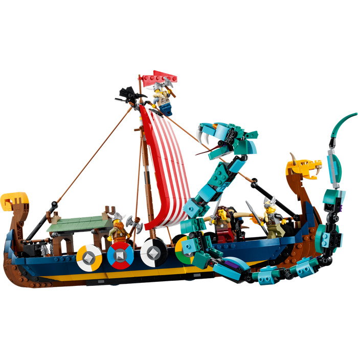 Lego Creator Viking Ship and the Midgard Serpent Set 31132_2