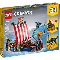 Lego Creator Viking Ship and the Midgard Serpent Set 31132