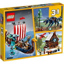 Lego Creator Viking Ship and the Midgard Serpent Set 31132