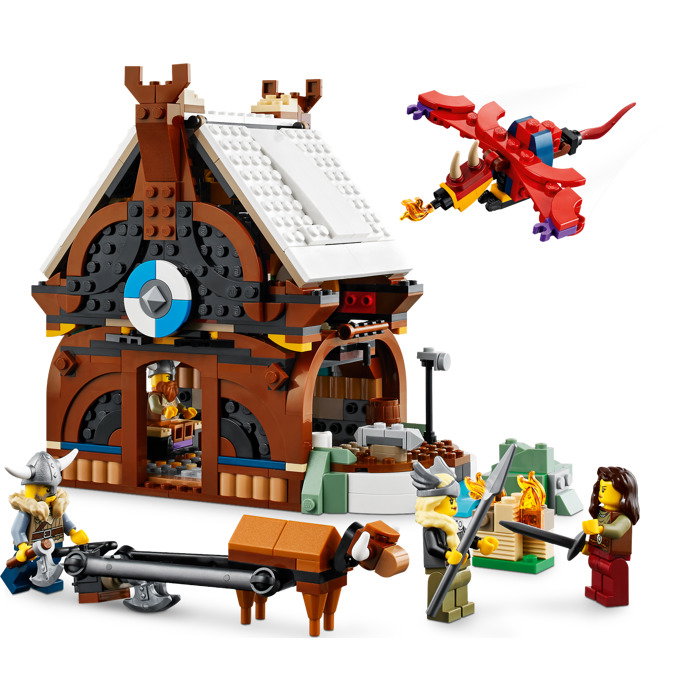 Lego Creator Viking Ship and the Midgard Serpent Set 31132_3