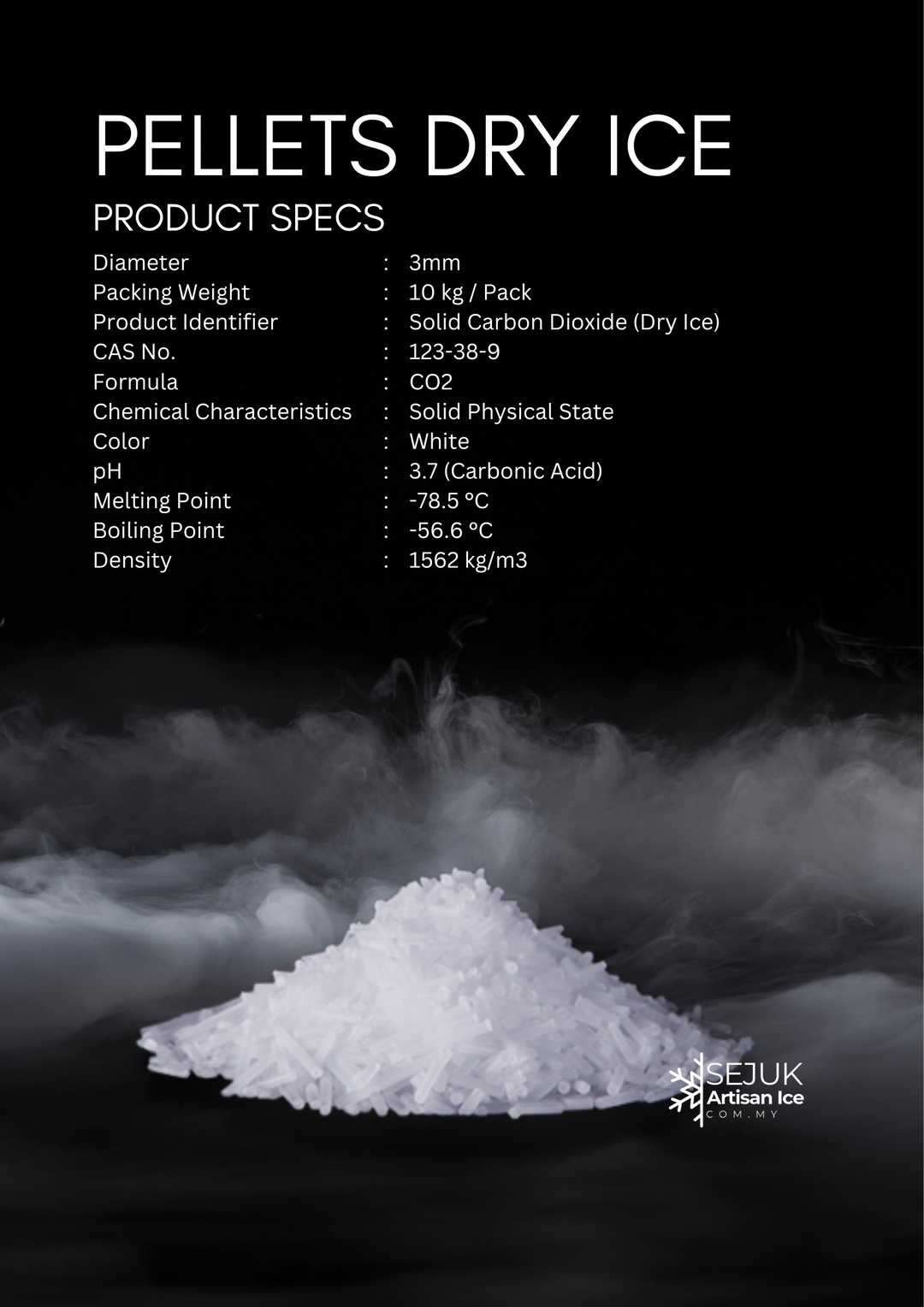 Dry Ice - Pellet 3mm